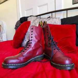 Doc Martens 1490 Cherry Red size 10